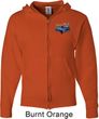 Ford American Muscle 1967 Mustang Pocket Print Mens Full Zip Hoodie
