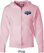Ford American Muscle 1967 Mustang Pocket Print Mens Full Zip Hoodie