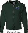 Ford American Muscle 1967 Mustang Pocket Print Mens Full Zip Hoodie