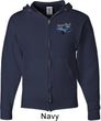 Ford American Muscle 1967 Mustang Pocket Print Mens Full Zip Hoodie
