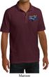 Ford American Muscle 1967 Mustang Pocket Print Mens Pique Polo Shirt