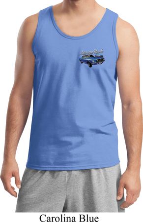 Ford American Muscle 1967 Mustang Pocket Print Mens Tank Top