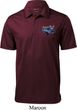 Ford American Muscle 1967 Mustang Pocket Print Mens Textured Polo