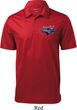 Ford American Muscle 1967 Mustang Pocket Print Mens Textured Polo