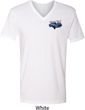 Ford American Muscle 1967 Mustang Pocket Print Mens V-Neck Shirt