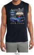 Ford American Muscle 1967 Mustang Sleeveless Mens Dry Wicking Shirt