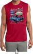 Ford American Muscle 1967 Mustang Sleeveless Mens Dry Wicking Shirt
