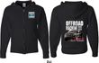 Ford F-150 Off Road Machine (Front & Back) Full Zip Hoodie
