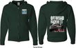 Ford F-150 Off Road Machine (Front & Back) Full Zip Hoodie