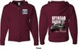 Ford F-150 Off Road Machine (Front & Back) Full Zip Hoodie