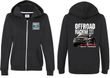 Ford F-150 Off Road Machine (Front & Back) Ladies Full Zip Hoodie