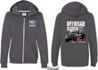 Ford F-150 Off Road Machine (Front & Back) Ladies Full Zip Hoodie