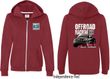 Ford F-150 Off Road Machine (Front & Back) Ladies Full Zip Hoodie