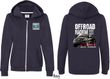 Ford F-150 Off Road Machine (Front & Back) Ladies Full Zip Hoodie