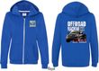 Ford F-150 Off Road Machine (Front & Back) Ladies Full Zip Hoodie