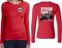 Ford F-150 Off Road Machine (Front & Back) Ladies Long Sleeve