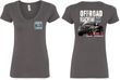 Ford F-150 Off Road Machine (Front & Back) Ladies V-neck