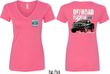 Ford F-150 Off Road Machine (Front & Back) Ladies V-neck
