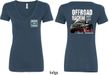 Ford F-150 Off Road Machine (Front & Back) Ladies V-neck
