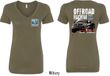 Ford F-150 Off Road Machine (Front & Back) Ladies V-neck