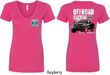 Ford F-150 Off Road Machine (Front & Back) Ladies V-neck