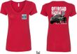 Ford F-150 Off Road Machine (Front & Back) Ladies V-neck