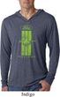 Ford Green Mustang Stripe Lightweight Hoodie Tee