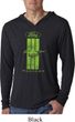 Ford Green Mustang Stripe Lightweight Hoodie Tee