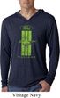 Ford Green Mustang Stripe Lightweight Hoodie Tee