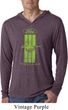 Ford Green Mustang Stripe Lightweight Hoodie Tee