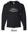 Ford Hoodie Distressed An American Classic Mens Full Zip Hoody