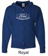 Ford Hoodie Distressed An American Classic Mens Full Zip Hoody