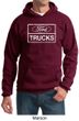 Ford Hoodie Distressed Ford Trucks Classic Adult Hoody