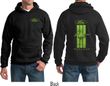 Ford Hoodie Green Mustang Stripe (Front & Back) Hoody