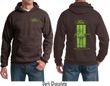 Ford Hoodie Green Mustang Stripe (Front & Back) Hoody