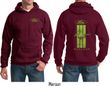 Ford Hoodie Green Mustang Stripe (Front & Back) Hoody