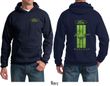 Ford Hoodie Green Mustang Stripe (Front & Back) Hoody