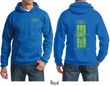 Ford Hoodie Green Mustang Stripe (Front & Back) Hoody