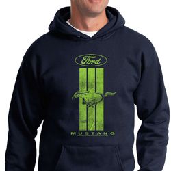 Ford Hoodie Green Mustang Stripe Hoody Ford Hoodie Green Mustang Stripe Hoody