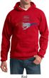 Ford Hoodie Mustang Red White and Blue Hoody