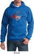Ford Hoodie Mustang Red White and Blue Hoody