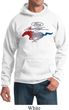 Ford Hoodie Mustang Red White and Blue Hoody