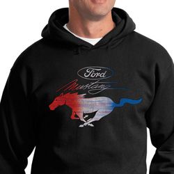 Ford Hoodie Mustang Red White and Blue Hoody Ford Hoodie Mustang Red White and Blue Hoody