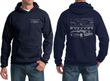 Ford Hoodie Mustang with Grill (Front & Back) Hoody