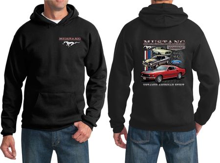 Ford Hoodie Mustangs Untamed (Front & Back) Hoody