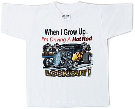 Ford Hotrod Kids Youth Tee Shirt