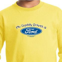 Ford Kids Shirt My Daddy Drives a Ford Youth Long Sleeve Shirt Ford Kids Shirt My Daddy Drives a Ford Youth Long Sleeve Shirt