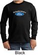 Ford Kids Shirt My Daddy Drives a Ford Youth Long Sleeve Shirt