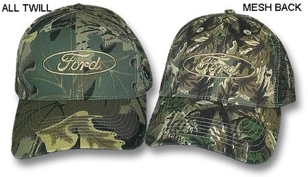 Ford Logo Camouflage Hat Cap