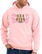 Ford Logo Hoodie Sweatshirt - 4x4 Diva Classic Car Adult Pink Hoody